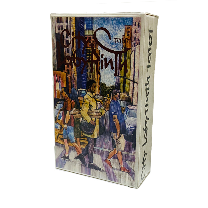 Board Game Oracle - City Labyrinth Tarot Cards 78 Deck