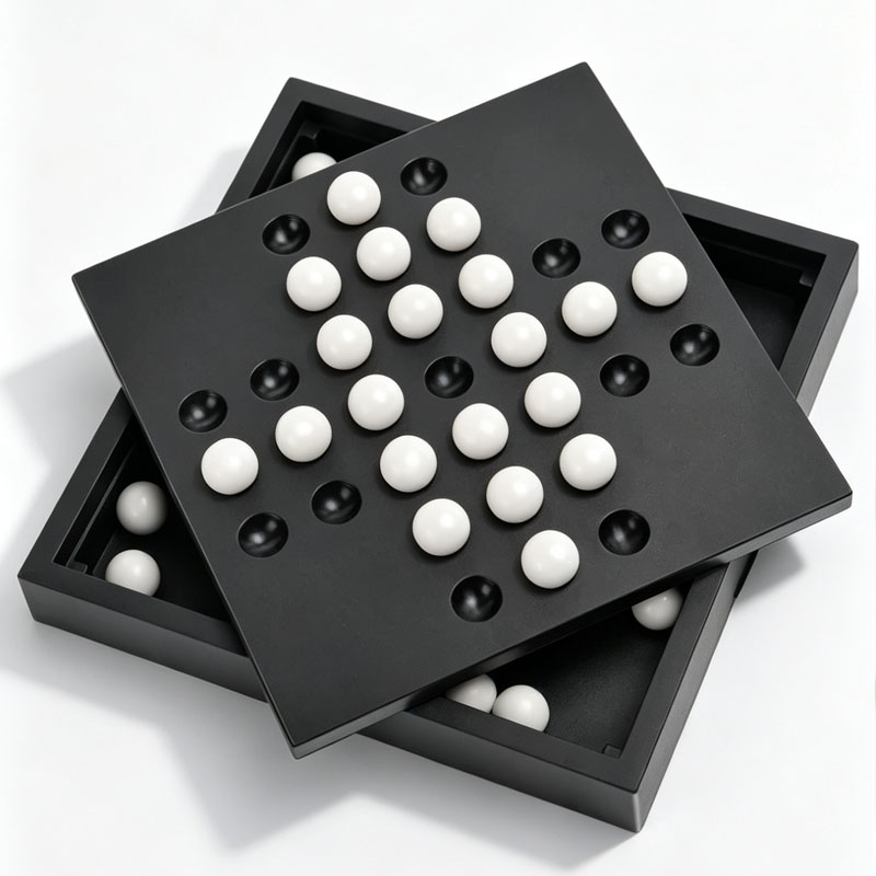 Board Game Strategi - Europe Classic Single Chess Peg Solitaire