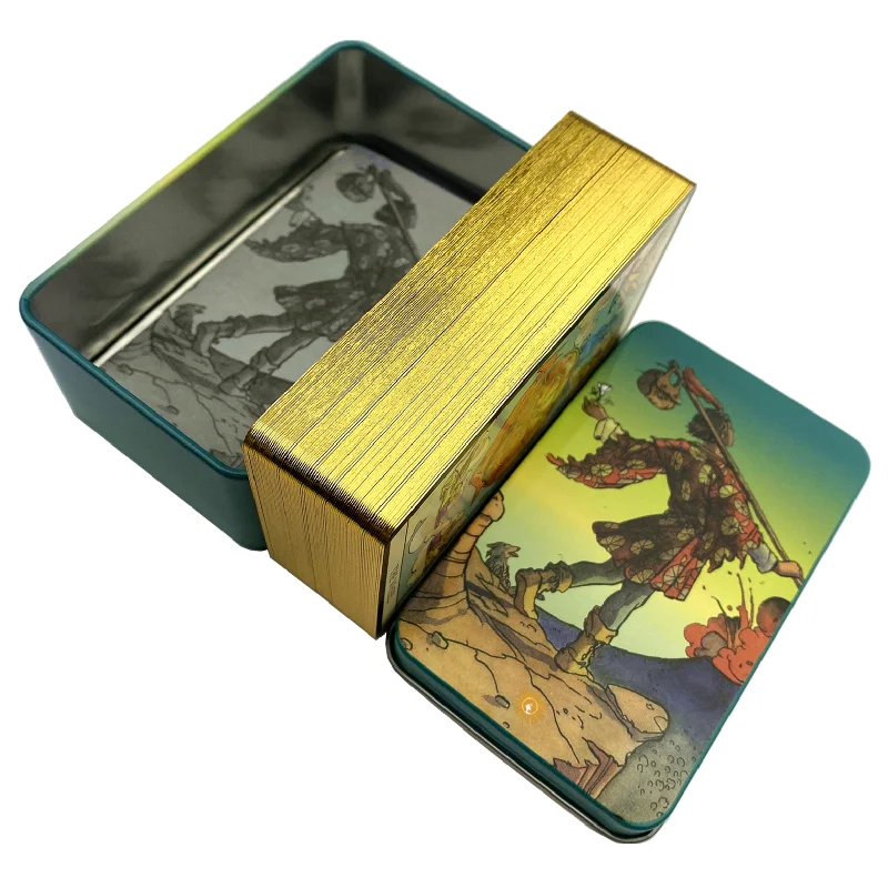 Board Game Box - Metal Box Gilded Edition Back Rider