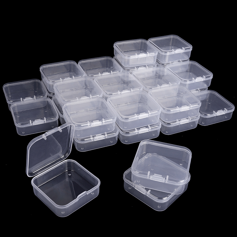 Board Game Organization - 2 Sizes Clear Small Containers Plastic
