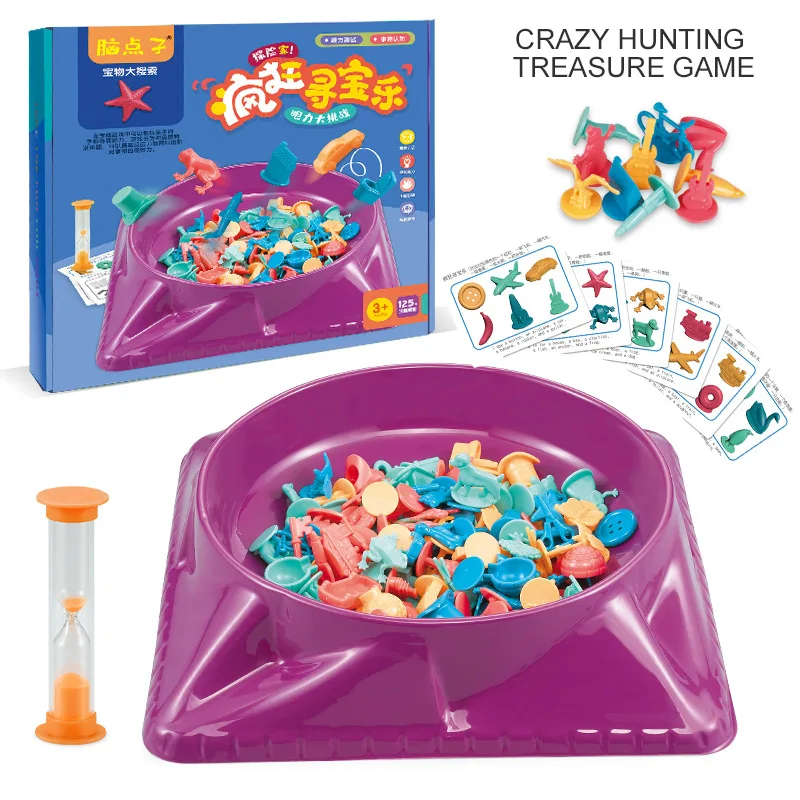 Board Game Recommendation - Children Crazy Treasure Hunt Card Board