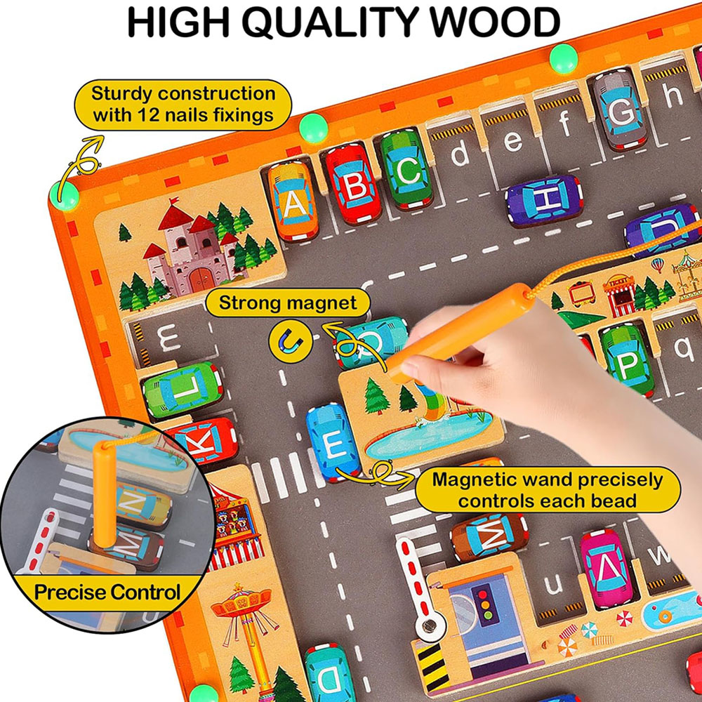 Magnetic Color& Number Maze 2  - Board Game For 2 People review and price