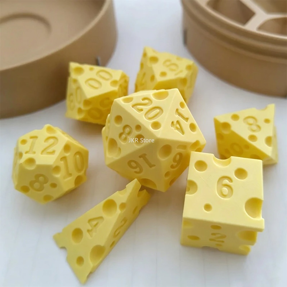 Irregular Cheese Dice Box Orna - Board Game Organization review and price