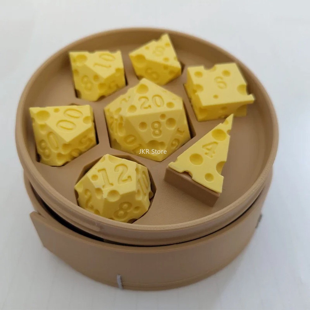 Irregular Cheese Dice Box Orna - Board Game Organization review and price