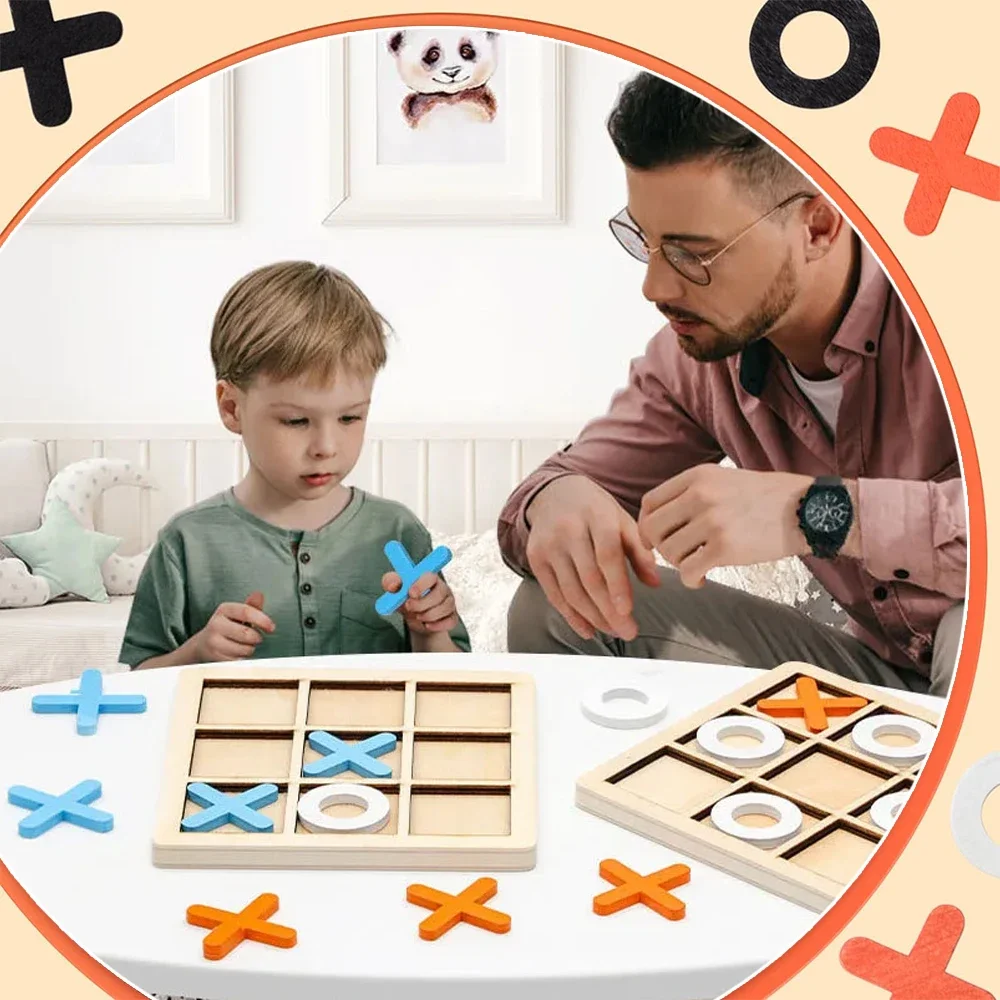 Wooden XO Tic Tac Toe Game Min - Board Game Recommendation review and price