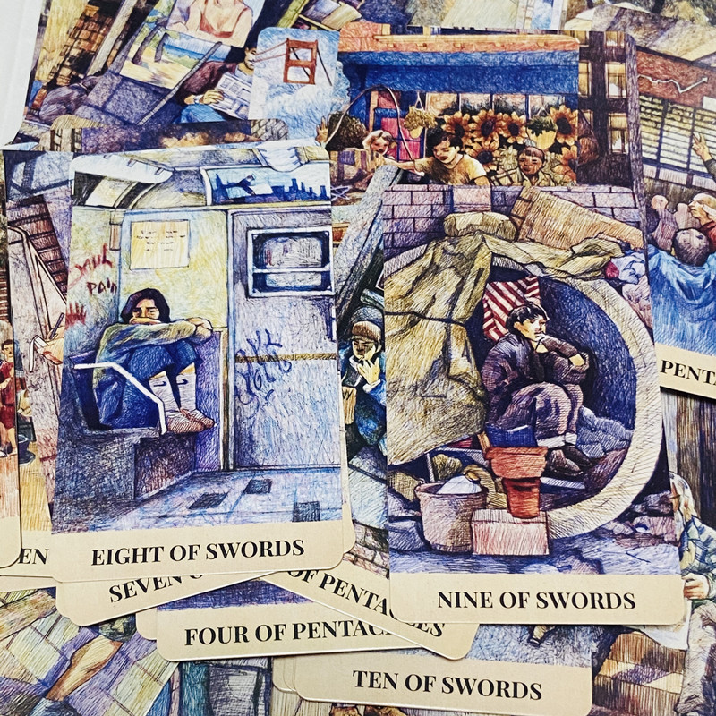 City Labyrinth Tarot Cards 78  - Board Game Oracle review and price