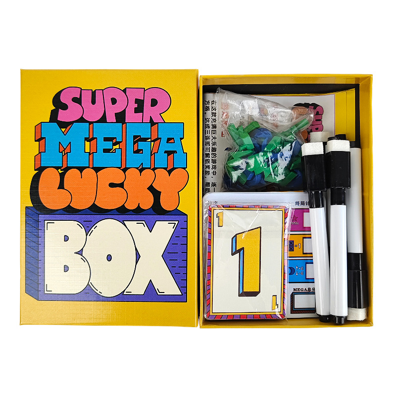 Super Mega Lucky Box Board Gam - Board Game Box review and price