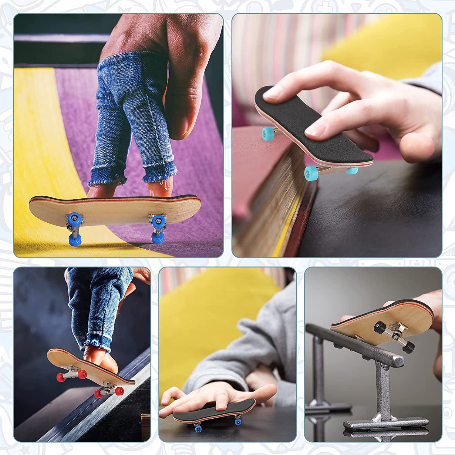 Puzzle Toy Finger Skateboard M - Board Game For 2 People review and price