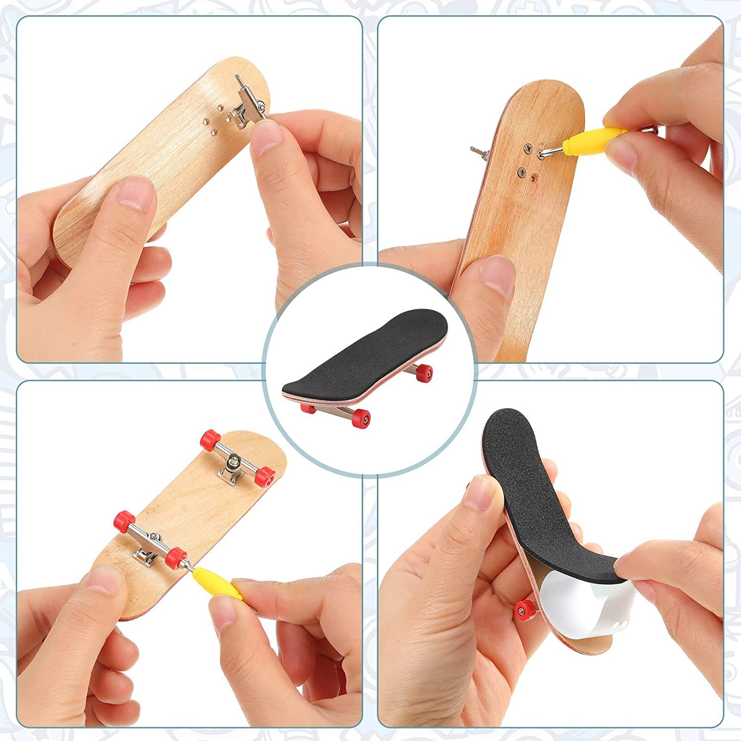 Puzzle Toy Finger Skateboard M - Board Game For 2 People review and price