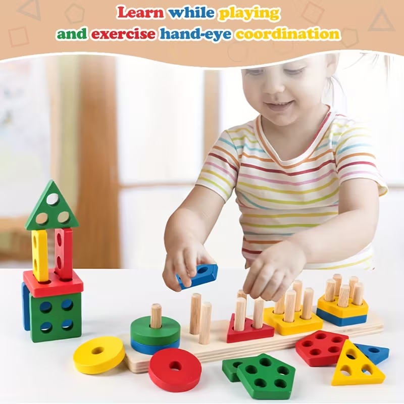 Montessori Wooden Games Baby T - Board Game For 2 People review and price