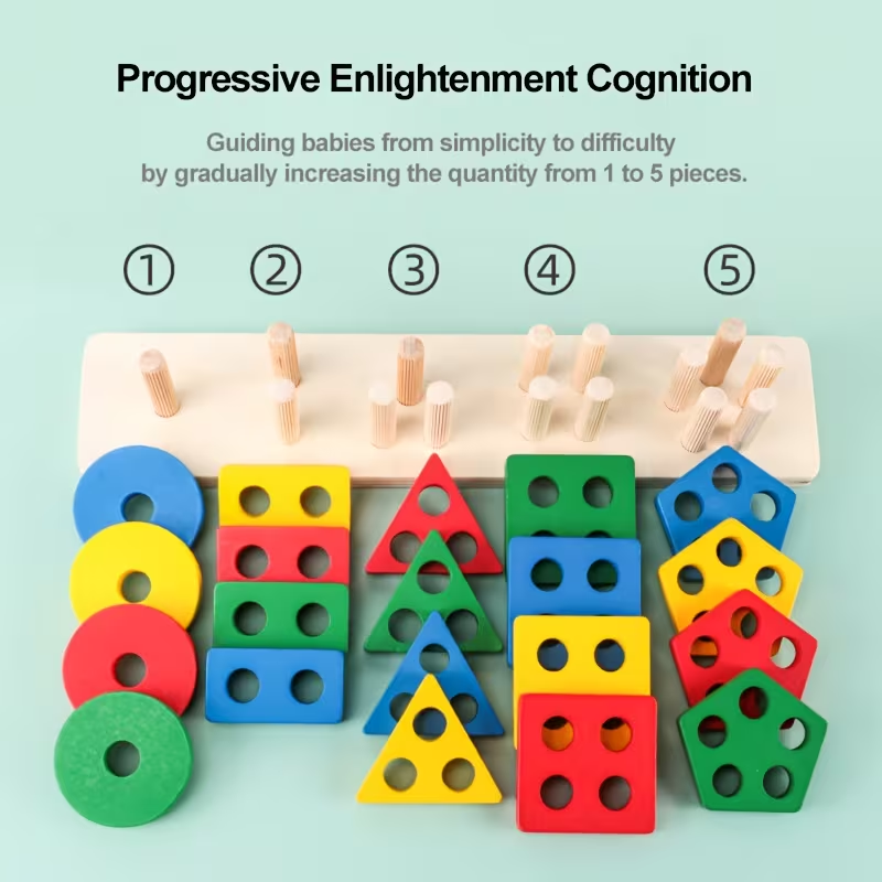 Montessori Wooden Games Baby T - Board Game For 2 People review and price