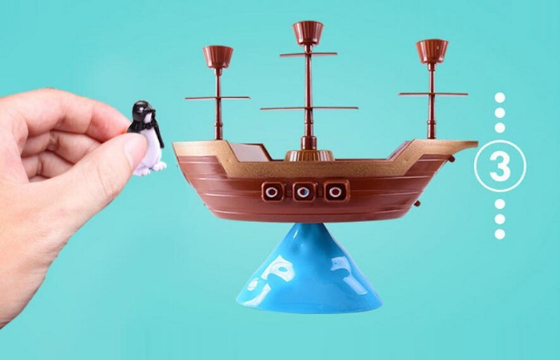 Pirate Ship Balance Game Littl - Board Game Pirates review and price