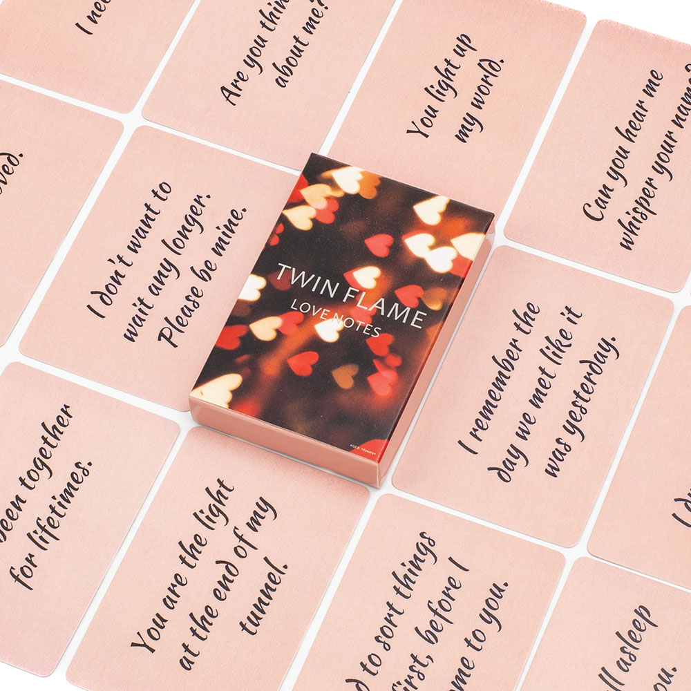 Twin Flame Love Notes Oracle C - Board Game Oracle review and price