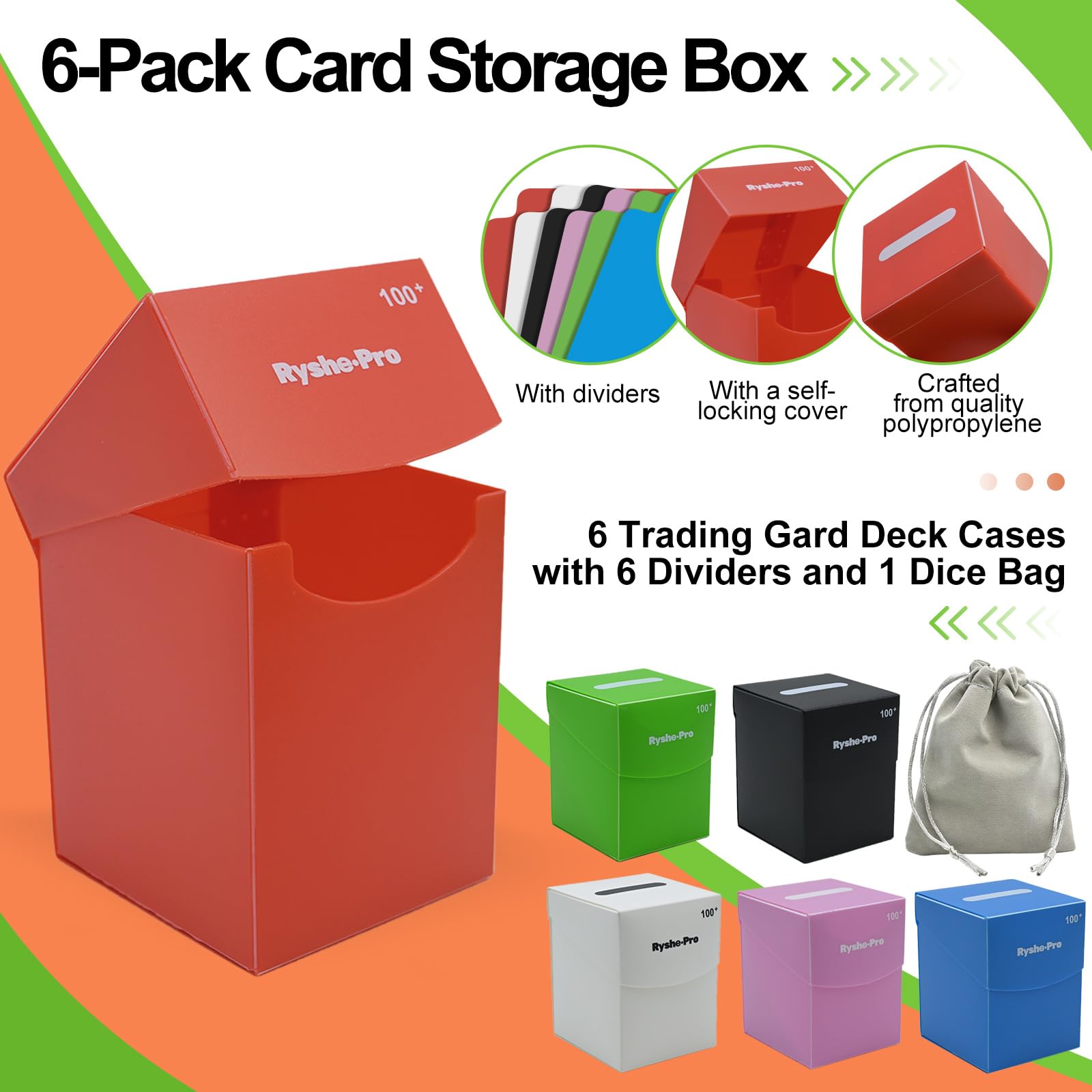TCG Deck Box for 100+ Cards Co - Board Game Box review and price