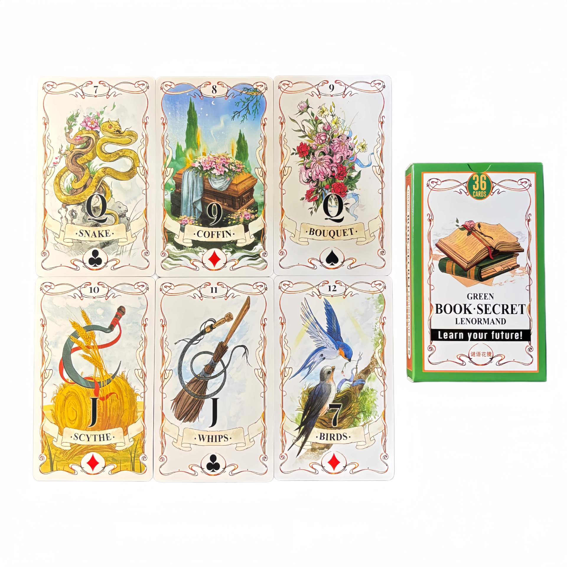 Green Book Secret Lenormand Or - Board Game Oracle review and price