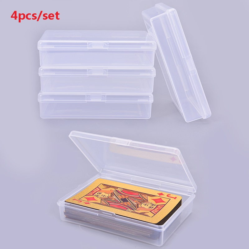 4PCS 10*7*2.4cm Transparent pl - Board Game Organization review and price
