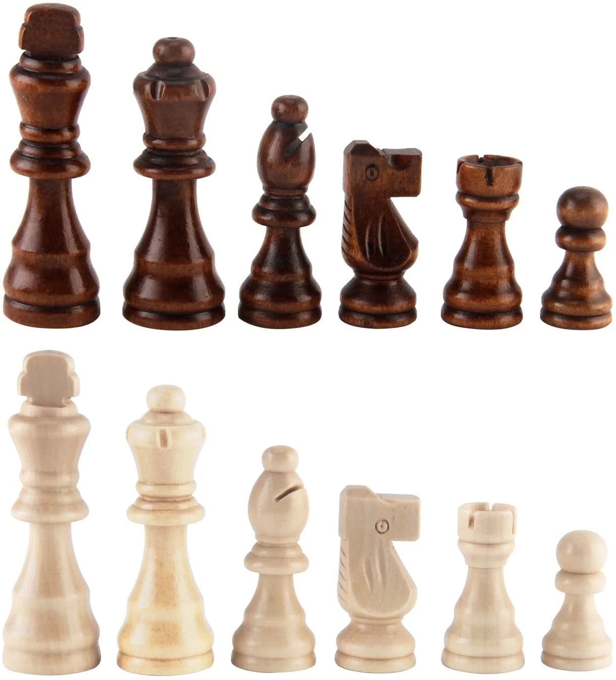 32 Pieses Wooden Chess Standar - Board Game Queen review and price