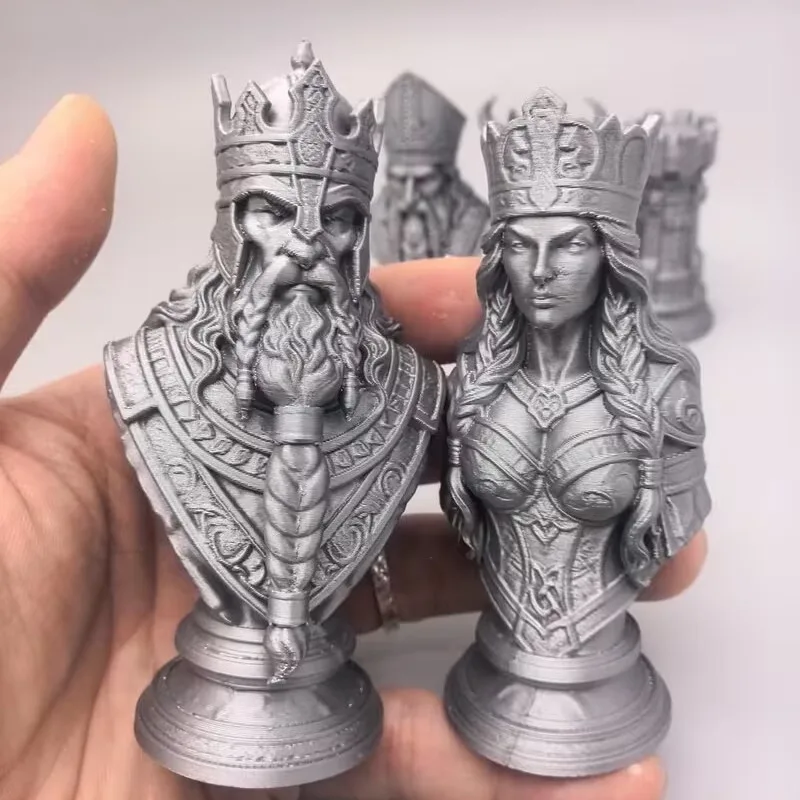 10cm 3D Printed Chess Pieces,  - Board Game Queen review and price