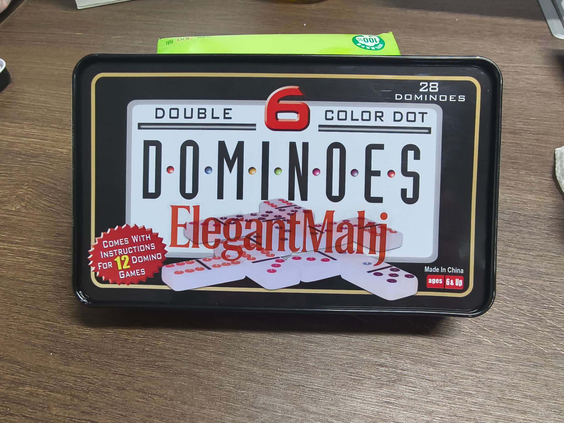 ElegantMahj Double Six Dominoe - Board Game Box review and price